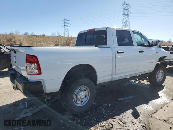 2022 Ram 2500 Tradesman with VIN 3C6UR5CJ9NG282335, listed as a Copart auction lot 46089775 with 58,164 mi miles and Salvage title. Bid and sale history available at DreamBid. Image 3.