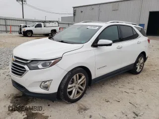 2019 Chevrolet Equinox Premier with VIN 3GNAXYEX5KS652877, listed as a Copart auction lot 44942465 with 162,662 mi miles and Salvage Title. Bid and sale history available at DreamBid. Image 1.