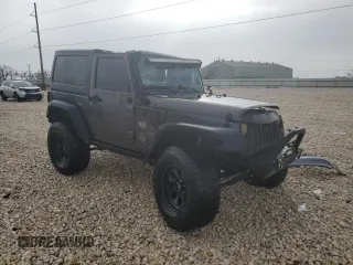 2017 Jeep Wrangler Willys Wheeler with VIN 1C4AJWAG9HL673766, listed as a Copart auction lot 43132555 with 129,422 mi miles and Salvage Title. Bid and sale history available at DreamBid. Image 4.