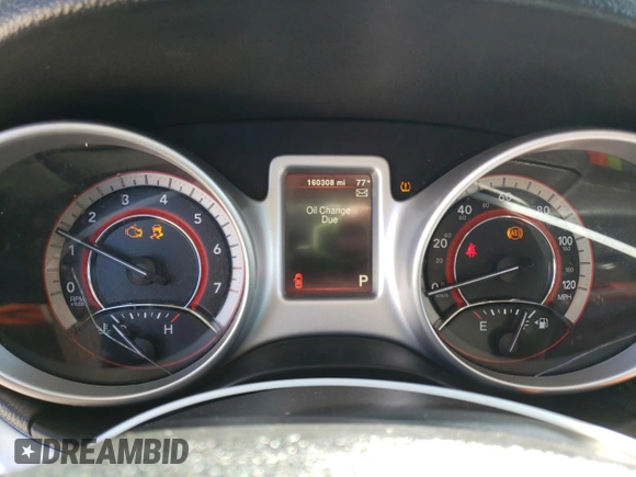 2018 Dodge Journey SE with VIN 3C4PDCAB1JT274784, listed as a Copart auction lot 74253064 with 160,308 mi miles and Non Repairable. Bid and sale history available at carsss.com. Image 9.