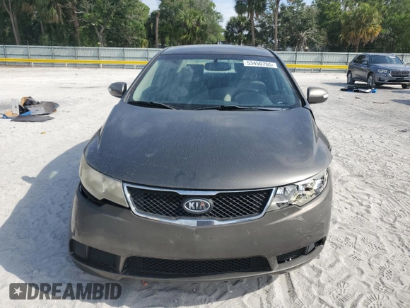 2010 Kia Forte EX with VIN KNAFU4A29A5860616, listed as a Copart auction lot 53450765 with 153,443 mi miles and Salvage Title. Bid and sale history available at carsss.com. Image 5.