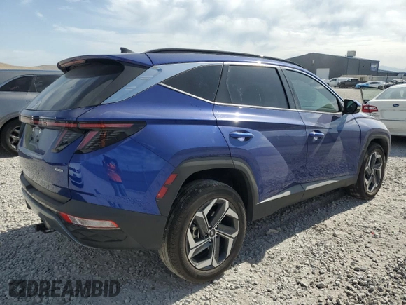 2023 Hyundai Tucson Limited with VIN 5NMJECAE1PH270656, listed as a Copart auction lot 60843895 with 8,743 mi miles and Salvage title. Bid and sale history available at DreamBid. Image 3.