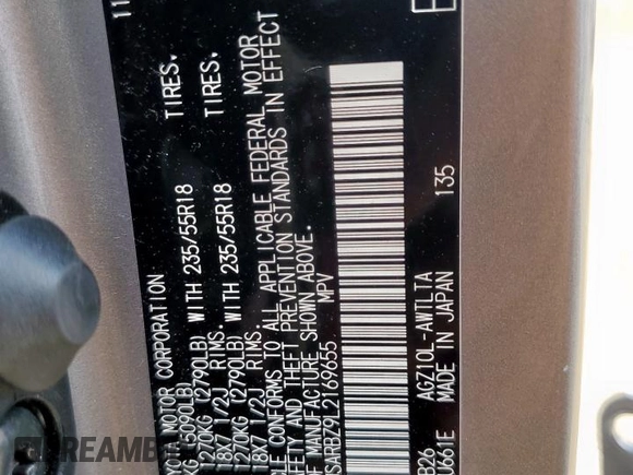 2020 Lexus NX 300 F Sport with VIN JTJSARBZ9L2169655, listed as a Copart auction lot 61182395 with 13,545 mi miles and Salvage title. Bid and sale history available at DreamBid. Image 13.