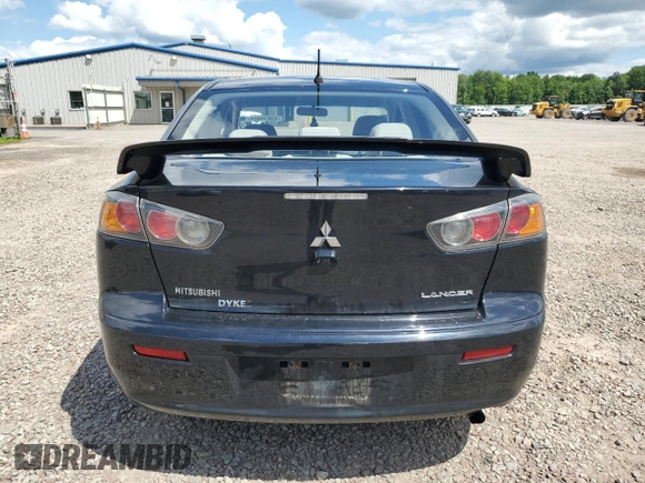 2017 Mitsubishi Lancer ES with VIN JA32U2FU9HU004330, listed as a Copart auction lot 63815694 with 109,104 mi miles and Salvage Title. Bid and sale history available at carsss.com. Image 6.