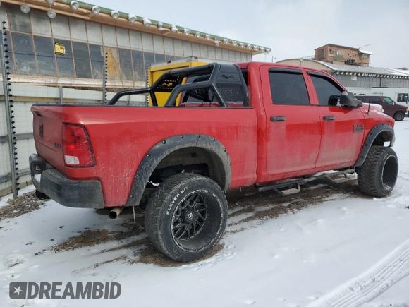 2013 Ram 2500 ST with VIN 3C6TR5CT3DG528095, listed as a Copart auction lot 88901405 with Not Provided miles and Salvage Title. Bid and sale history available at carsss.com. Image 3.