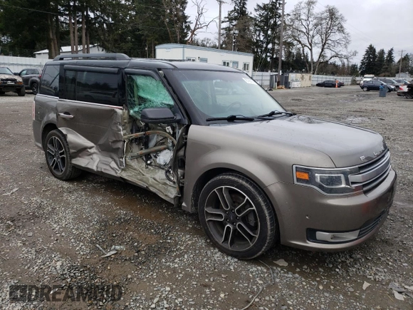 2013 Ford Flex Limited w/EcoBoost with VIN 2FMHK6DT2DBD30663, listed as a Copart auction lot 45788425 with 100,855 mi miles and Salvage Title. Bid and sale history available at carsss.com. Image 4.