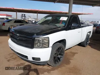 2008 Chevrolet Silverado 1500 Work Truck with VIN 1GCEC14C68Z182026, listed as a IAAI auction lot 41267922 with 166,220 mi miles. Bid and sale history available at carsss.com. Image 2.