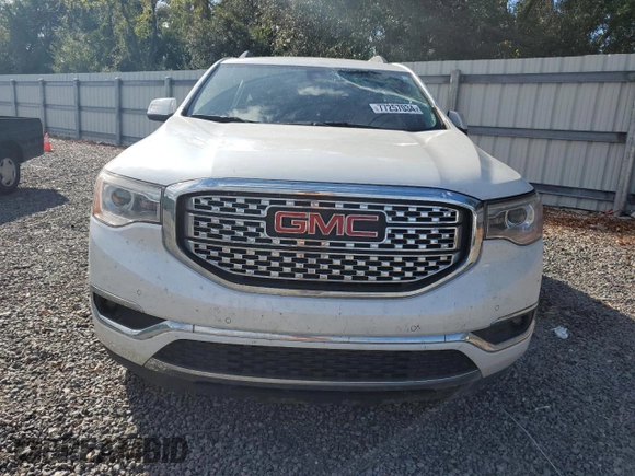 2017 GMC Acadia Denali with VIN 1GKKNPLS8HZ195101, listed as a Copart auction lot 46375685 with Not Provided miles and Salvage Title. Bid and sale history available at DreamBid. Image 5.