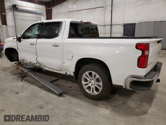 2024 Chevrolet Silverado 1500 LTZ with VIN 1GCUDGEL9RZ183215, listed as a Copart auction lot 84414624 with 12,651 mi miles and Salvage Title. Bid and sale history available at DreamBid. Image 2.