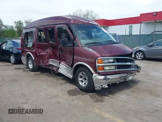2001 Chevrolet Express Cargo YF7 Upfitter z VIN 1GBFG15R811239735, wystawiony jako IAAI lot #42023922 z przebiegiem Nie podano mil oraz . Historia ofert i sprzedaży dostępna na DreamBid. Obrazek 1.