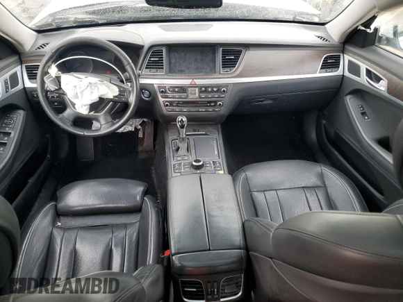 2015 Hyundai Genesis 3.8L z VIN KMHGN4JE3FU029278, wystawiony jako Copart lot #55953995 z przebiegiem 119 763 mil mil oraz Szkoda całkowita • Salvage title. Historia ofert i sprzedaży dostępna na DreamBid. Obrazek 8.