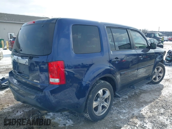 2015 Honda Pilot EX-L with VIN 5FNYF4H50FB059035, listed as a IAAI auction lot 41577953 with 93,717 mi miles and . Bid and sale history available at carsss.com. Image 4.