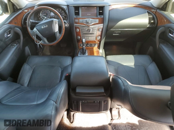 2016 Infiniti QX80 with VIN JN8AZ2NF7G9612712, listed as a Copart auction lot 68152744 with 126,202 mi miles and Clean Title. Bid and sale history available at carsss.com. Image 8.