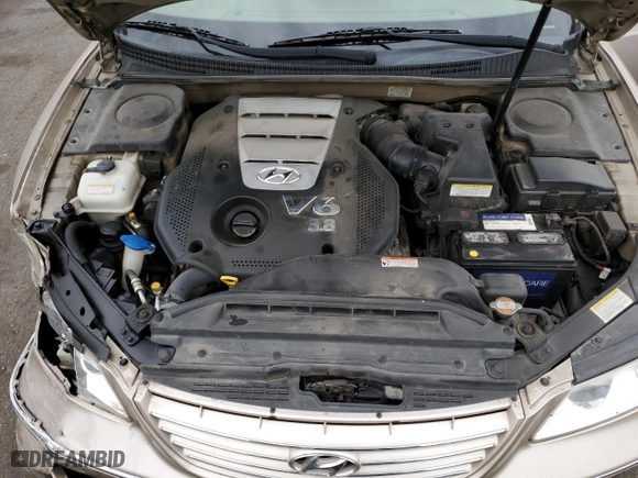 2007 Hyundai Azera SE with VIN KMHFC46F57A227589, listed as a Copart auction lot 68121904 with 105,724 mi miles and Salvage Title. Bid and sale history available at carsss.com. Image 13.