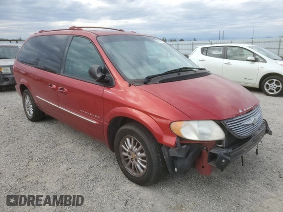 2001 Chrysler Town & Country Limited with VIN 2C8GP64L11R146074, listed as a Copart auction lot 48790415 with 137,999 mi miles and Salvage Title. Bid and sale history available at carsss.com. Image 4.
