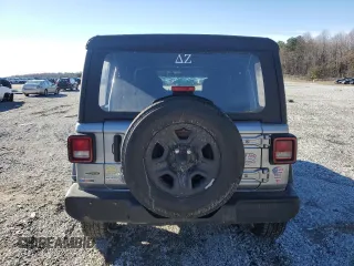 2020 Jeep Wrangler Unlimited Sport with VIN 1C4HJXDM1LW248717, listed as a Copart auction lot 42967745 with 50,496 mi miles and Salvage title. Bid and sale history available at DreamBid. Image 6.