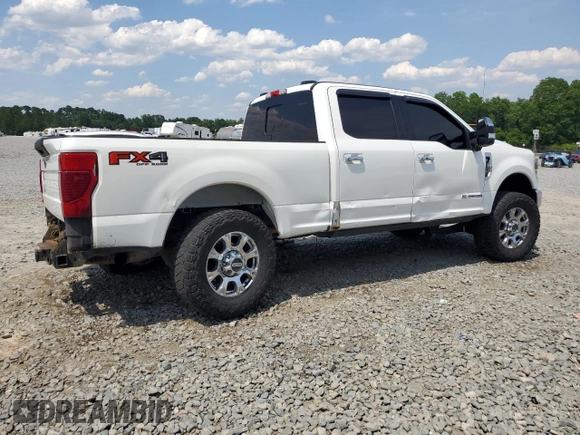 2021 Ford F-250 XL z VIN 1FT8W2BTXMEC41464, wystawiony jako Copart lot #58119155 z przebiegiem 131 973 mil mil oraz Szkoda całkowita • Salvage title. Historia ofert i sprzedaży dostępna na DreamBid. Obrazek 3.