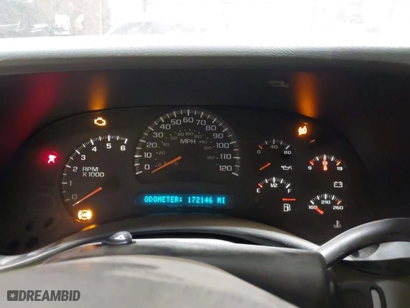 2005 Chevrolet Avalanche Z71 with VIN 3GNEK12Z95G224153, listed as a IAAI auction lot 41832920 with 172,146 mi miles. Bid and sale history available at carsss.com. Image 7.