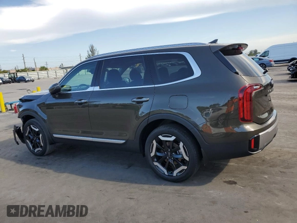 2025 Kia Telluride S with VIN 5XYP64GCXSG612966, listed as a Copart auction lot 51367835 with 105 mi miles and Salvage Title. Bid and sale history available at DreamBid. Image 2.