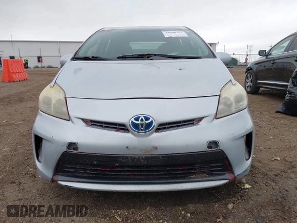 2012 Toyota Prius One with VIN JTDKN3DU5C5449903, listed as a IAAI auction lot 42070487 with 399,464 mi miles. Bid and sale history available at carsss.com. Image 12.
