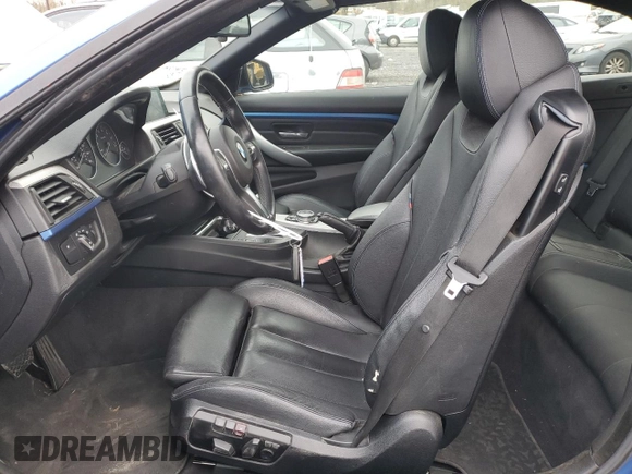 2014 BMW 4 Series 428i with VIN WBA3V7C58EJ872746, listed as a Copart auction lot 85334814 with 68,903 mi miles and Salvage title. Bid and sale history available at DreamBid. Image 7.