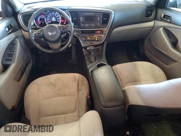 2015 Kia Optima LX with VIN 5XXGM4A73FG467622, listed as a Copart auction lot 59014935 with 175,152 mi miles and Salvage title. Bid and sale history available at DreamBid. Image 8.