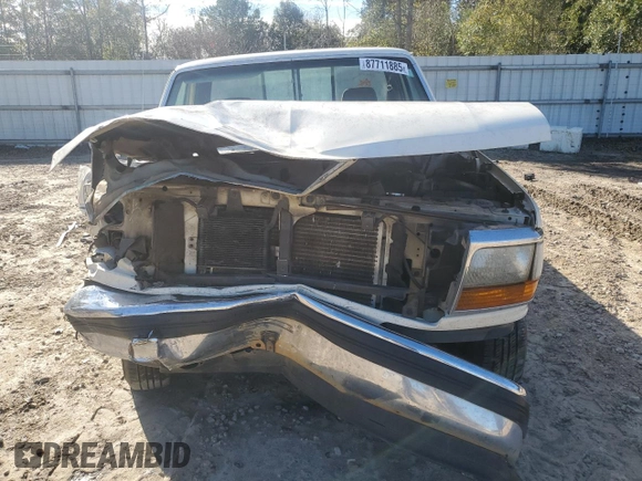 1994 Ford F-150 with VIN 1FTEF15N5RNA93287, listed as a Copart auction lot 87711885 with 0 mi miles and Salvage Title. Bid and sale history available at carsss.com. Image 5.