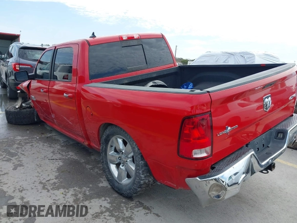 2015 Ram 1500 Big Horn with VIN 1C6RR7LT0FS717885, listed as a IAAI auction lot 41683828 with 179,623 mi miles and . Bid and sale history available at DreamBid. Image 3.