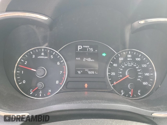 2017 Kia Forte LX with VIN 3KPFK4A72HE012872, listed as a Copart auction lot 54626355 with 78,281 mi miles and Clean Title. Bid and sale history available at carsss.com. Image 9.