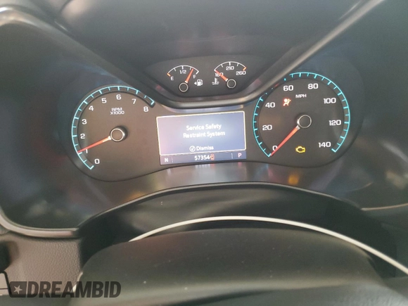 2022 Chevrolet Colorado 4WD Z71 with VIN 1GCGTDEN6N1106925, listed as a Copart auction lot 55877825 with 57,354 mi miles and Salvage title. Bid and sale history available at DreamBid. Image 9.
