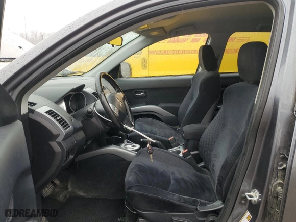 2012 Mitsubishi Outlander ES with VIN JA4AS2AW0CU003615, listed as a Copart auction lot 44958605 with 133,483 mi miles and Salvage Title. Bid and sale history available at carsss.com. Image 7.