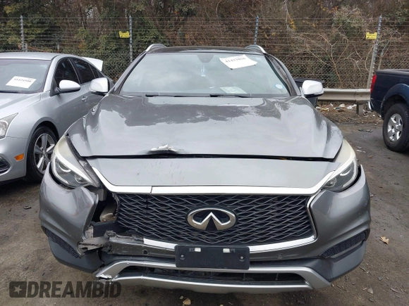 2017 Infiniti QX30 Luxury with VIN SJKCH5CR3HA031551, listed as a IAAI auction lot 41433856 with 113,570 mi miles. Bid and sale history available at carsss.com. Image 12.