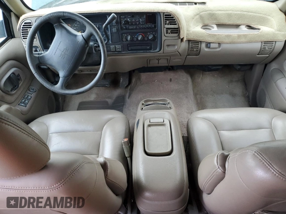 1996 GMC Yukon with VIN 1GKEK13R6TJ747606, listed as a Copart auction lot 80763434 with 308,837 mi miles and Salvage Title. Bid and sale history available at DreamBid. Image 8.