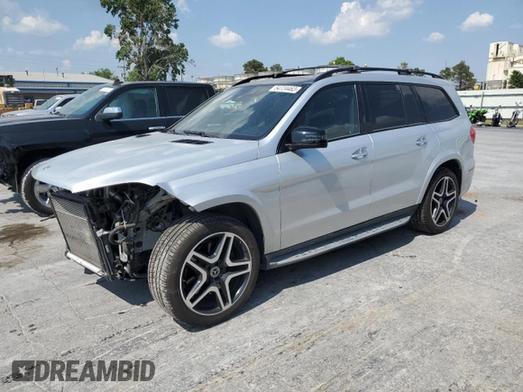 2017 Mercedes-Benz GLS with VIN 4JGDF7DE7HA957600, listed as a Copart auction lot 54724463 with 40,297 mi miles. Bid and sale history available at carsss.com. Image 1.