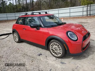 2025 MINI Hardtop Cooper S with VIN WMW23GD00S2W15493, listed as a Copart auction lot 48223195 with 181 mi miles and Salvage Title. Bid and sale history available at DreamBid. Image 4.