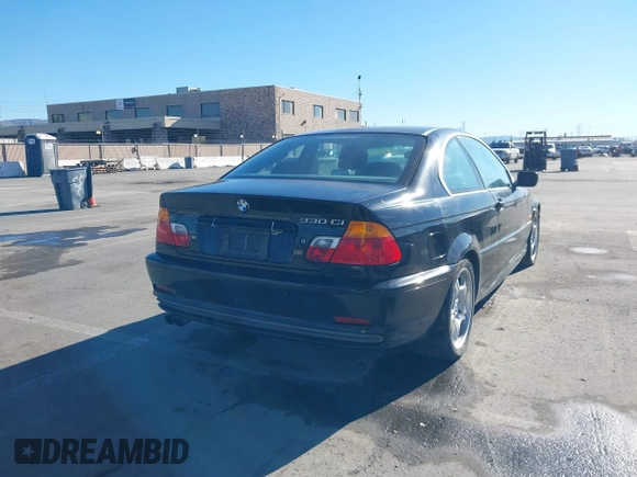 2001 BMW 3 Series 330Ci with VIN WBABN53461JU22367, listed as a IAAI auction lot 41264913 with 380,352 mi miles. Bid and sale history available at carsss.com. Image 4.