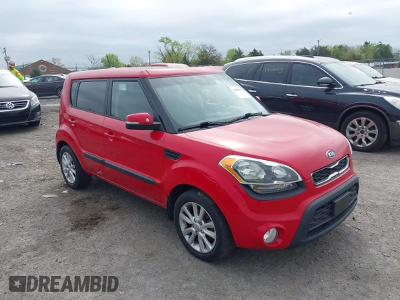 2013 Kia Soul + with VIN KNDJT2A68D7631926, listed as a IAAI auction lot 42080198 with 101,412 mi miles and . Bid and sale history available at DreamBid. Image 1.