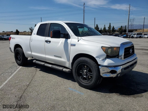 2007 Toyota Tundra SR5 with VIN 5TFRV54157X009741, listed as a Copart auction lot 50253685 with 134,444 mi miles and Salvage Title. Bid and sale history available at carsss.com. Image 4.