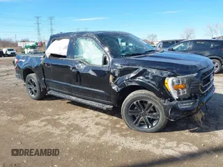 2021 Ford F-150 XL with VIN 1FTFW1E84MFB81801, listed as a IAAI auction lot 41604817 with 60,974 mi miles. Bid and sale history available at carsss.com. Image 1.