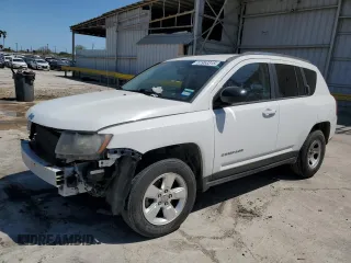2014 Jeep Compass Sport with VIN 1C4NJCBA5ED671061, listed as a Copart auction lot 51953315 with 81,530 mi miles and Salvage Title. Bid and sale history available at DreamBid. Image 1.