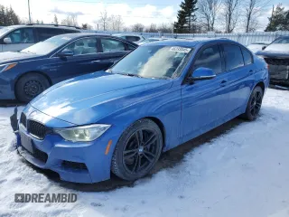 2013 BMW 3 Series 335i xDrive with VIN WBA3B9C56DF585606, listed as a Copart auction lot 46233045 with 213,218 mi miles and Salvage Title. Bid and sale history available at carsss.com. Image 1.