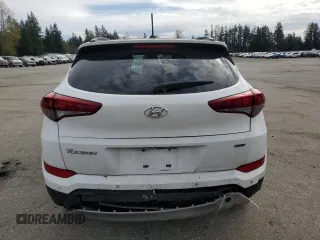 2017 Hyundai Tucson Sport with VIN KM8J3CA25HU570945, listed as a Copart auction lot 52555265 with 124,192 mi miles and Salvage Title. Bid and sale history available at DreamBid. Image 6.