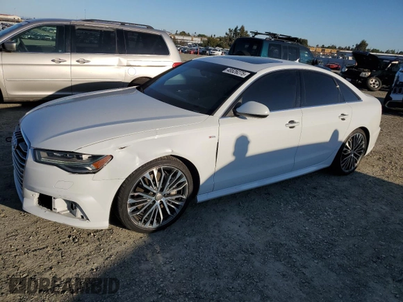 2016 Audi A6 2.0T Premium Plus with VIN WAUGFAFC5GN158834, listed as a Copart auction lot 48526275 with 79,102 mi miles and Salvage Title. Bid and sale history available at carsss.com. Image 1.