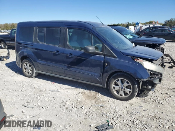 2015 Ford Transit Connect XLT with VIN NM0GS9F79F1174795, listed as a Copart auction lot 76515644 with 191,541 mi miles and Salvage title. Bid and sale history available at DreamBid. Image 4.