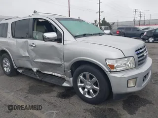 2005 Infiniti QX56 with VIN 5N3AA08AX5N810084, listed as a IAAI auction lot 41862041 with 168,958 mi miles. Bid and sale history available at carsss.com. Image 6.