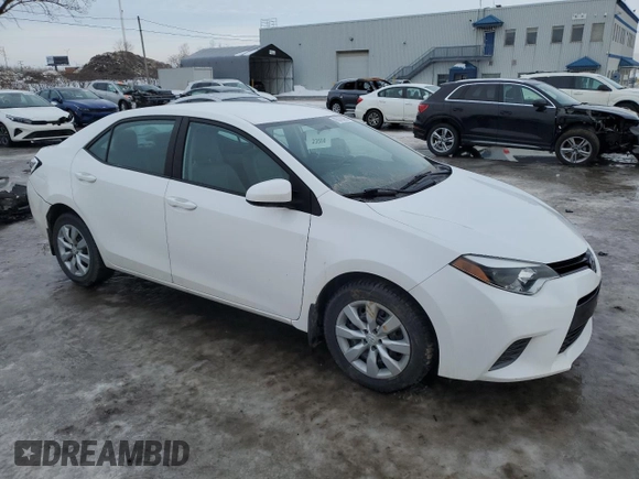 2016 Toyota Corolla L with VIN 2T1BURHE9GC523373, listed as a Copart auction lot 45379455 with 99,953 mi miles and Salvage Title. Bid and sale history available at DreamBid. Image 4.