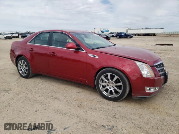 2009 Cadillac CTS RWD w/1SB with VIN 1G6DV57V690155220, listed as a Copart auction lot 47173215 with 131,738 mi miles and Salvage Title. Bid and sale history available at carsss.com. Image 4.