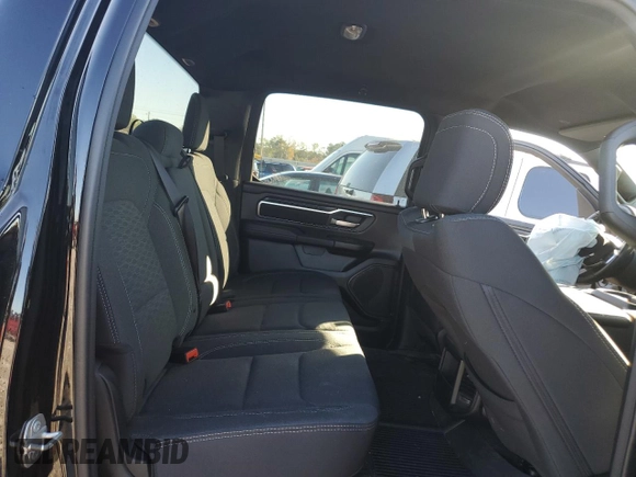2025 Ram 1500 Big Horn with VIN 1C6RRFFG0SN509944, listed as a Copart auction lot 81506354 with 14,997 mi miles and Salvage Title. Bid and sale history available at carsss.com. Image 10.