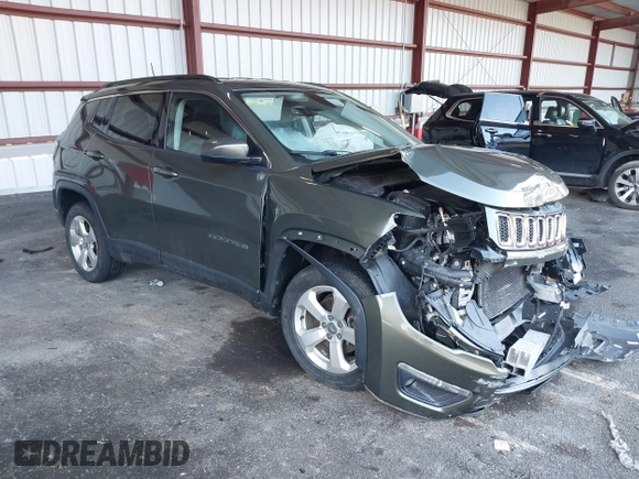 2018 Jeep Compass Altitude with VIN 3C4NJDBB4JT238950, listed as a IAAI auction lot 41815682 with 85,598 mi miles and . Bid and sale history available at DreamBid. Image 1.