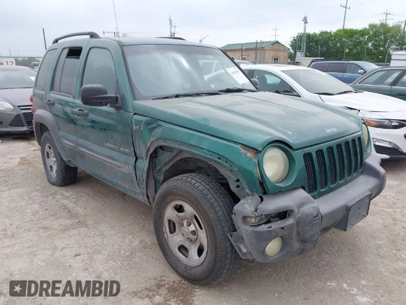 2003 Jeep Liberty Sport with VIN 1J4GL48K13W734113, listed as a IAAI auction lot 41915971 with 206,932 mi miles. Bid and sale history available at carsss.com. Image 1.